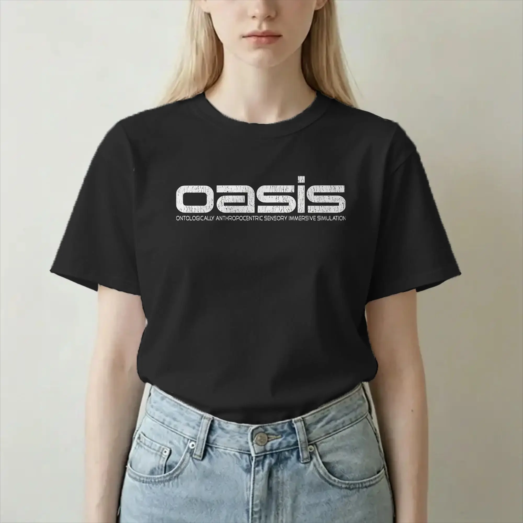 O-Oasis Ready Player One Halliday T Shirts Men Women's Pure Cotton Unique T-Shirts O Neck  Tees Short Sleeve Tops Gift Idea