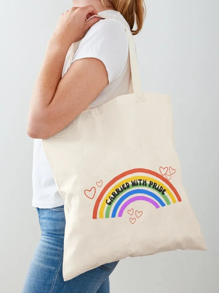 

Carried with pride Tote Bag Shopper bag Customizable tote bag large tote Beach