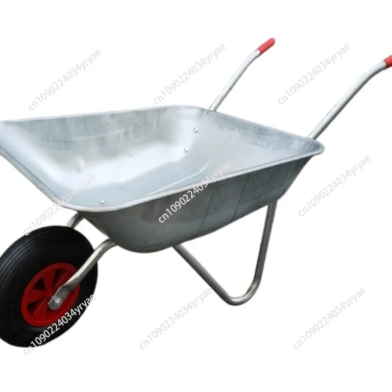 

Galvanized Wheelbarrow Building Material Handling Tools for home, garden