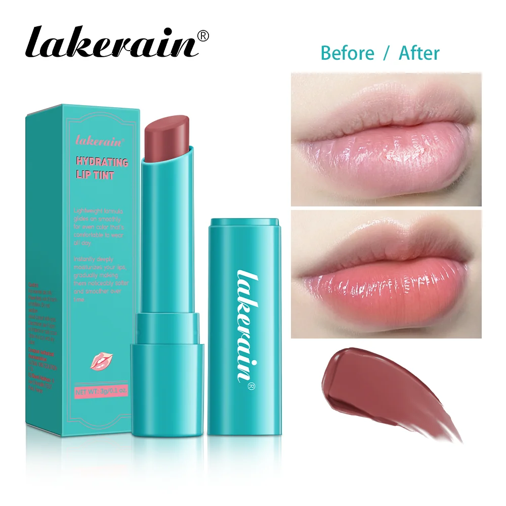 Espejo sólido tinte de labios lindo hidratante gelatina lápiz labial rojo claro hidratante labios tinte naturaleza desnuda Corea cosméticos de maquillaje de labios