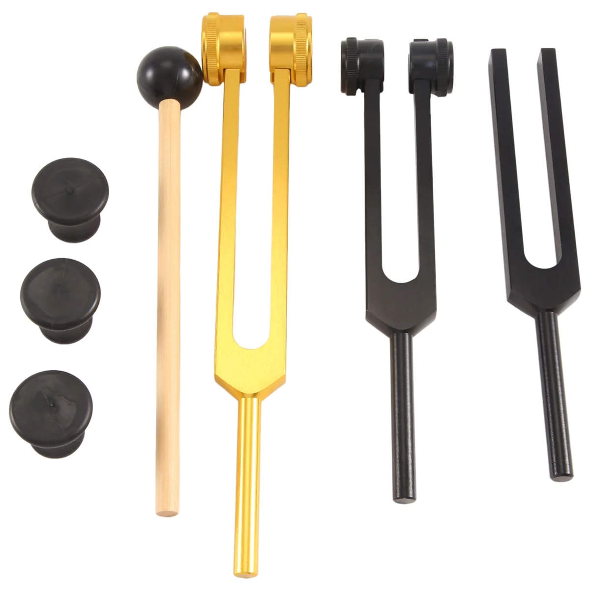 A76I Tuning Forks for Set 128/256/512Hz - Sound Instruments - Tuning Fork Set - Chakra Tuning Forks