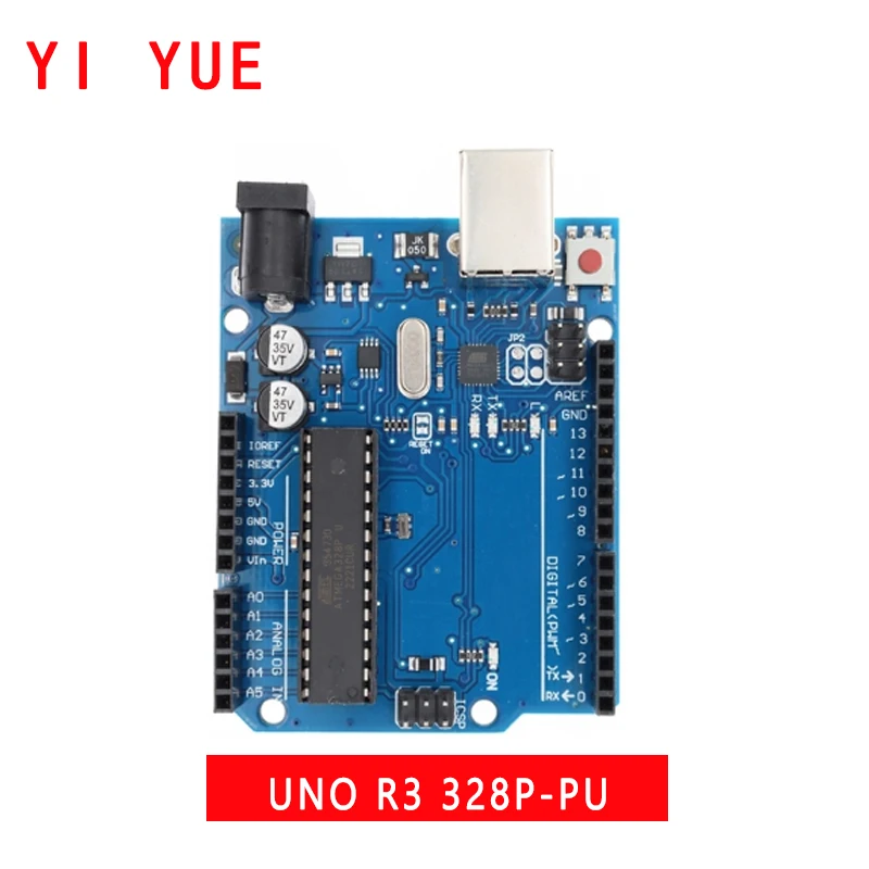 UNO R3 Development Board ATmega328P CH340 CH340G For Arduino UNO R3 With Straight Pin Header with Cable