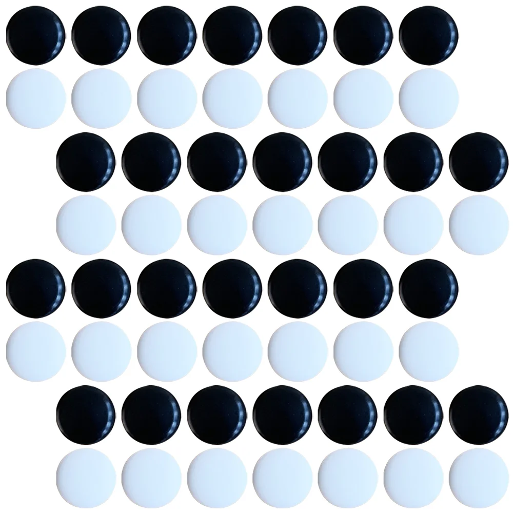 

360 Pcs Double-sided Convex Chess Pieces Go Bead Small Craft Stones Checkerboard Backgammon Accessory Game Beads