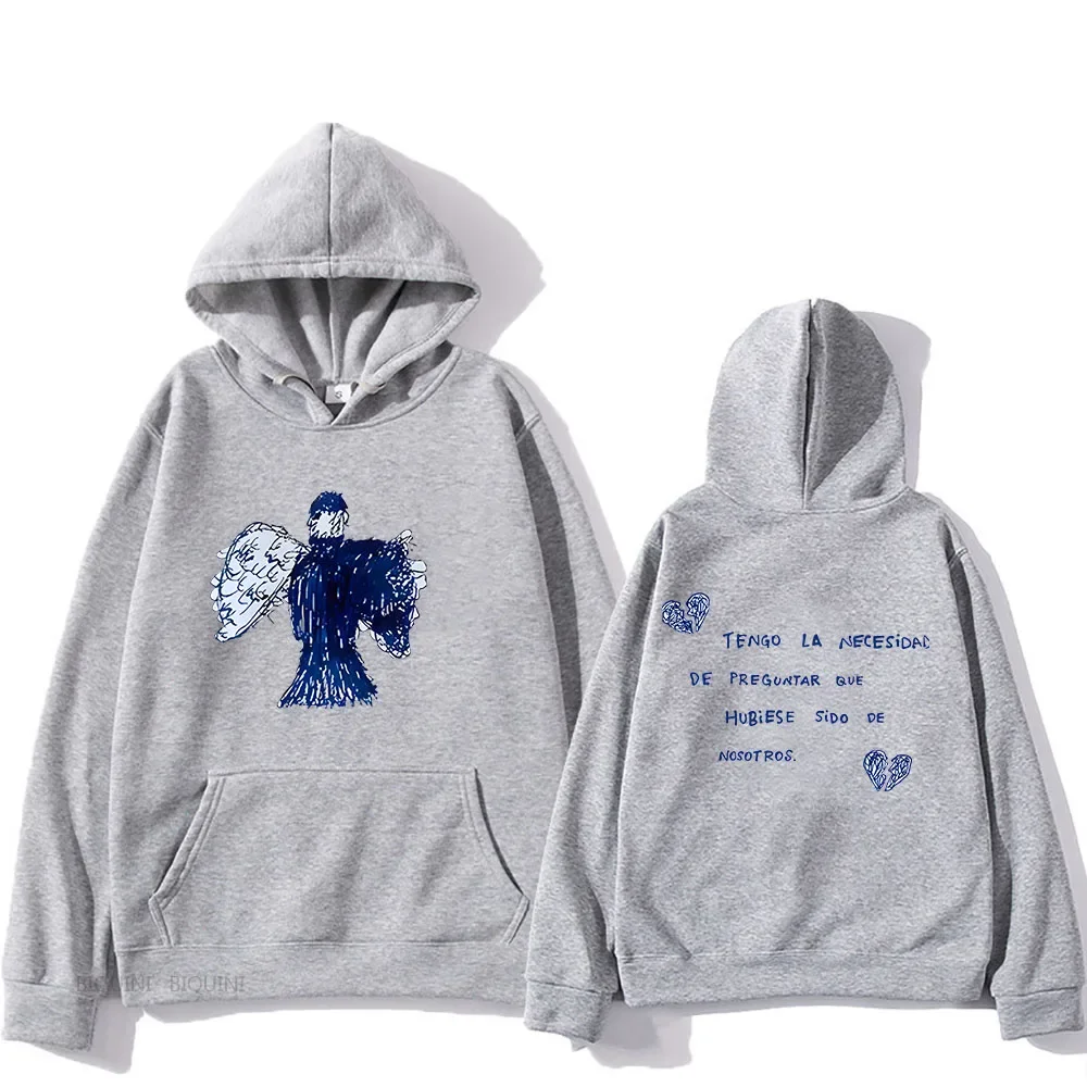 Hip Hop Milo J Hoodie with Pocket Gothic Hooded Sweatshirt for Autumn/Winter Fleece Clothing Sudaderas Con Capucha Punk Hoody