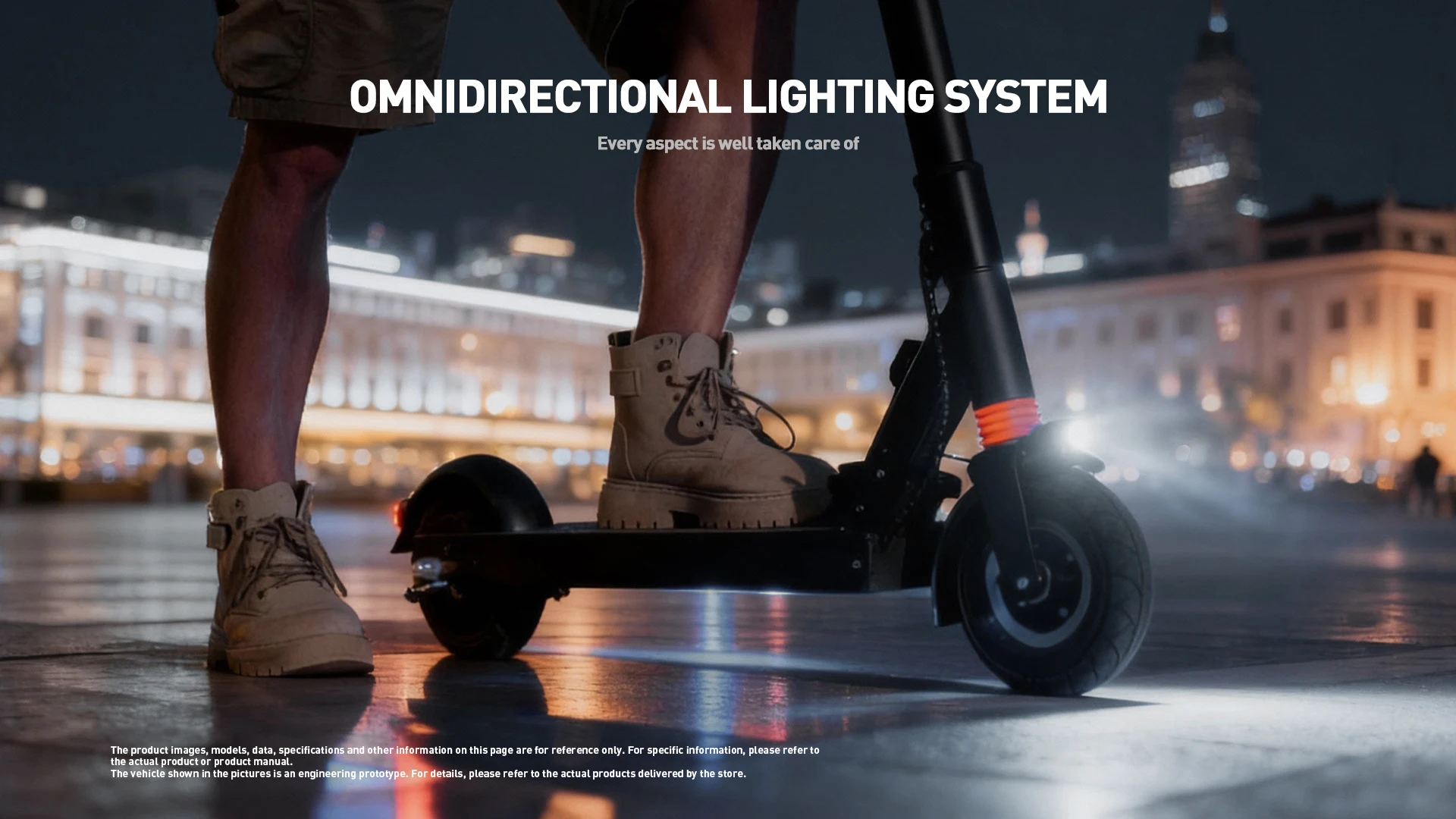 JOYOR F5 Premium Version E-Scooter 48V10.4AH 8-Zoll Vorderreifen (luftgefüllt) und Hinterreifen (vollgummiert) für den Stadtverkehr – Detail 11