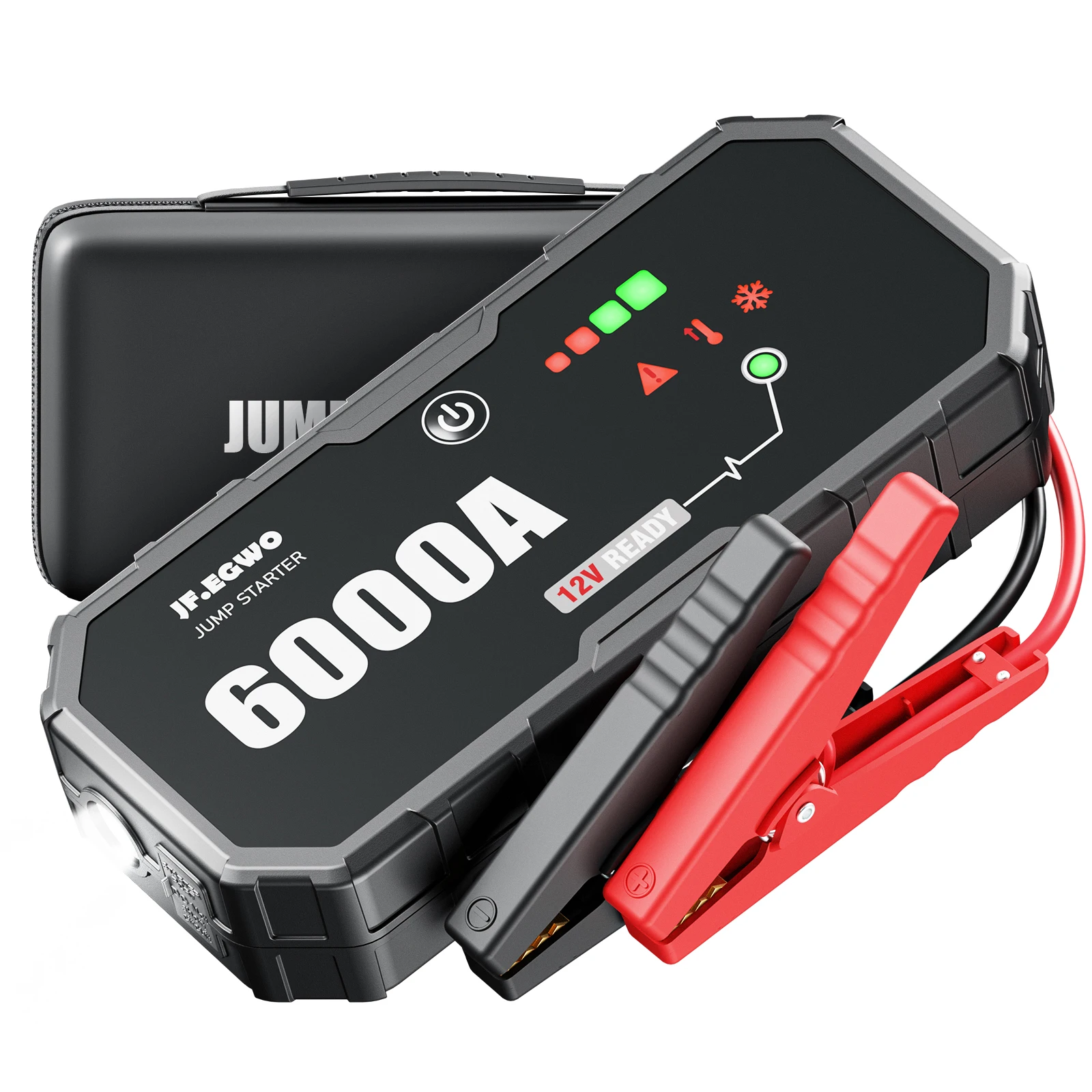 Car 6000A Portable 12V  Jump Starter Power Bank 12V Auto Battery Charger Booster Starting Device