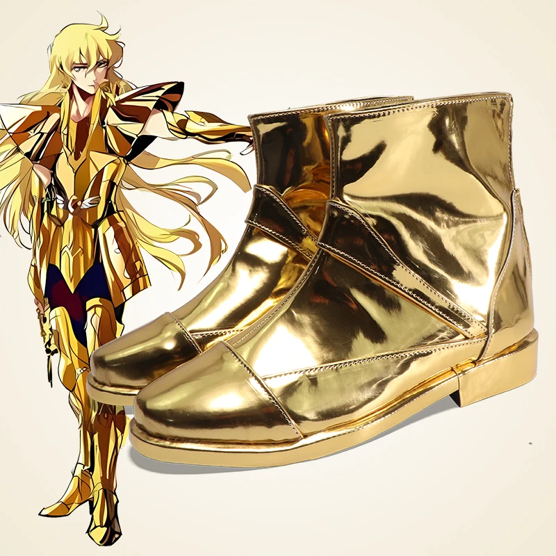 

Обувь Девы Шака, мужские ботинки Gold Saints Saint Seiya для косплея