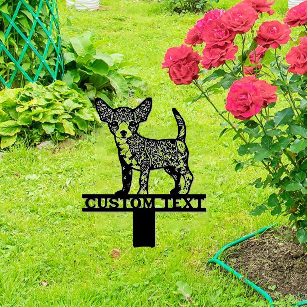 الجوف خارج تشيهواهوا حديقة ساحة تسجيل المكونات في مقاوم للماء عنوان الكلب تسجيل حصص الإبداعية دائم المعادن تشيهواهوا حديقة حصة