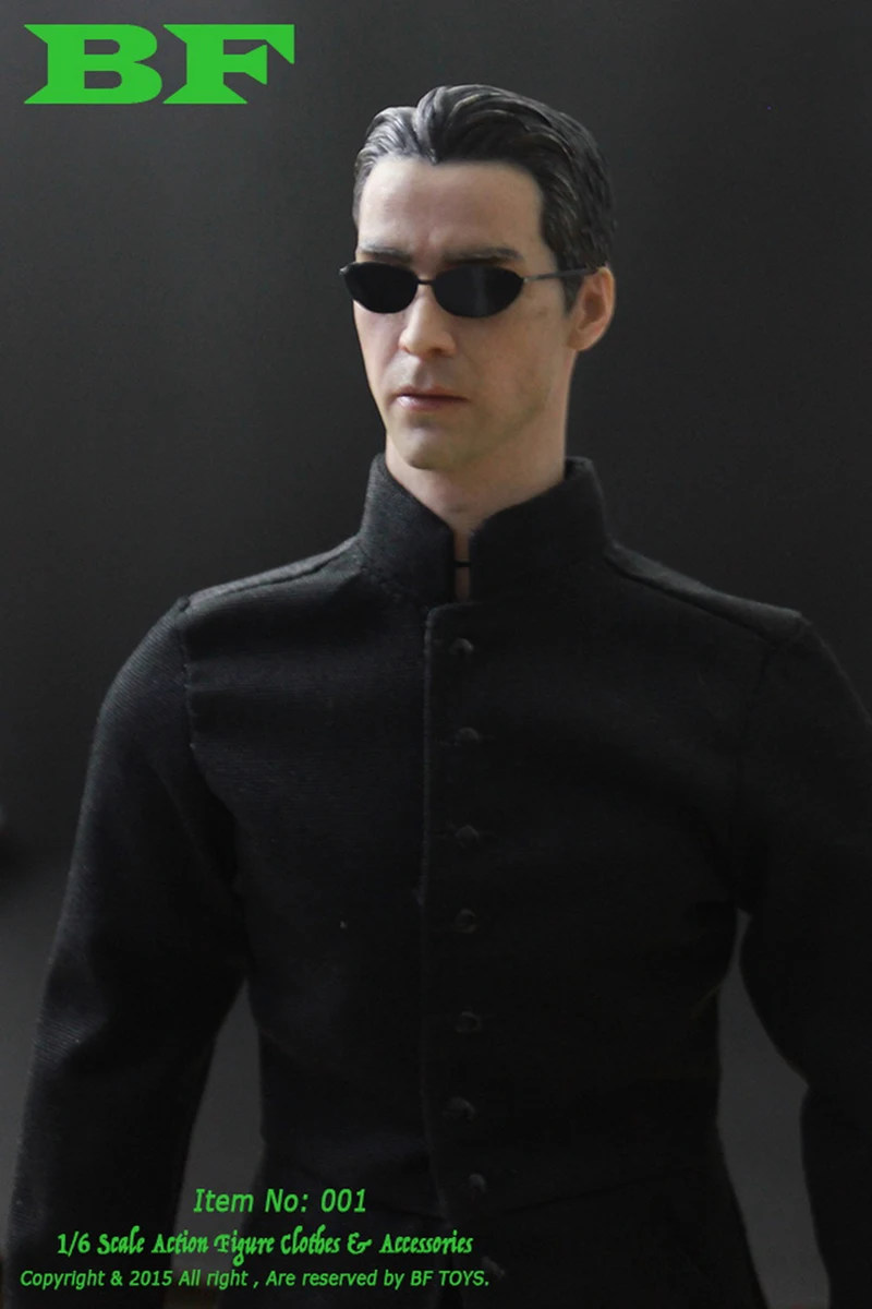 BF Toys 1/6 Scale Male Soldier The Matrix Leo Windbreaker Suit Model Accessories Fit 12 Inches Action Figures Body Toys Gifts