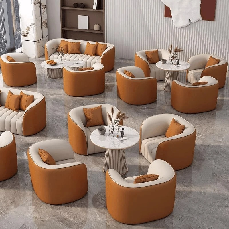 

Lazy Luxury European Modern Simple Designer Lounge Reception Living Room Sofa Office Negotiation Aesthetics Trendy Furniture