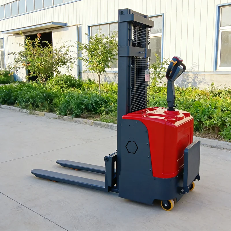 

Электрический противовесный штабелер Walkie Counterbalance грузоподъемностью 1,2 тонны с нулевым выносом хвостовой части для работы с паллетами в узких проходах