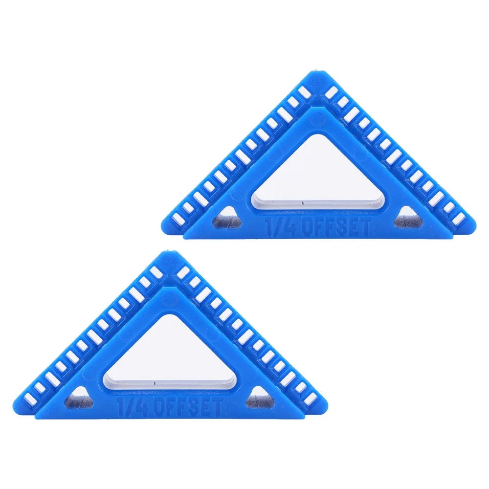 2PCS Professional 1/8 Inch Interval Trim Reveal Tool Blue Precise Setting Window Casing Tool Marking Tool Door Installation