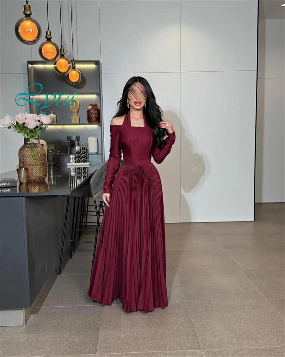 فستان سهرة مخصص برقبة قارب أحمر على شكل حرف a مثير قبالة الكتف فساتين الحفلات الرسمية طول الأرض فساتين المناسبات الخاصة