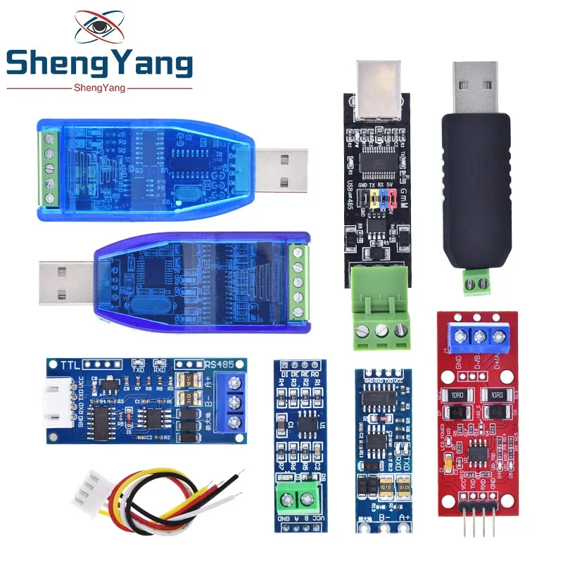 TTL Turn To RS485 Module Hardware Automatic Flow Control Module Serial UART Level Mutual Conversion Power Supply Module 3.3V 5V