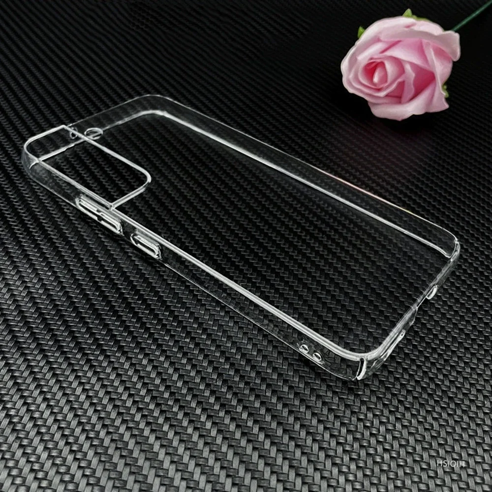 Harde Pc Plastic Telefoonhoesje Voor Samsung Galaxy S24 S23 Fe S22 S21 S20 Ultra S10 S9 S8 Plus S10e Hoesje Schokbestendig Doorzichtig Volledige Hoes