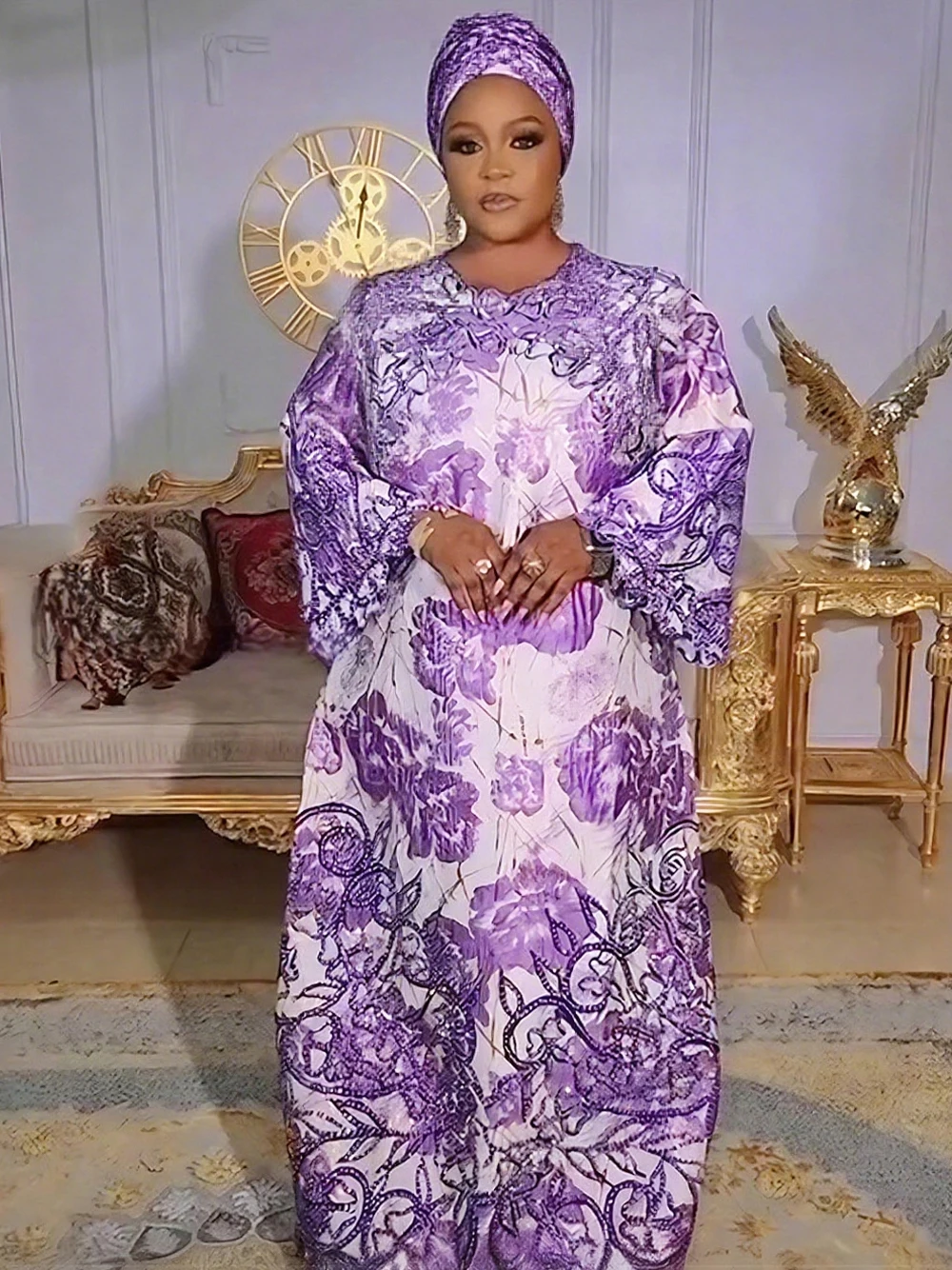 

Традиционные африканские платья для женщин, 2024, большие размеры, африканская одежда, вечернее платье для свадебной вечеринки, дня рождения, Дубай, хиджаб, Абая, кафтан