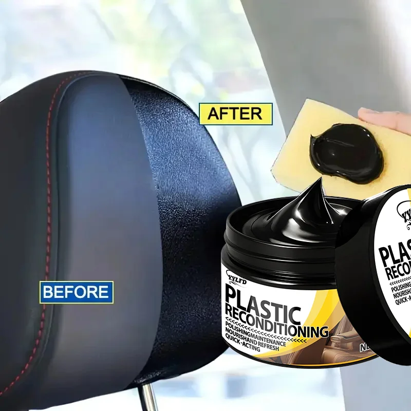 自動車用プラスチック補修剤 - 内装・外装プラスチック磨きワックス、傷補修・老化防止クリーム、タイヤにも最適