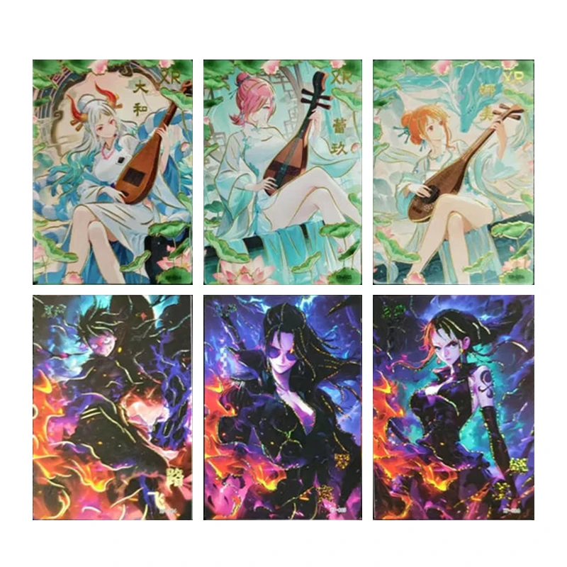 Japońskie Anime One Piece Yamato Nefertari D. Vivi Kalifa Nami Karty Kolekcjonerskie Prezenty Świąteczne Urodzinowe Zabawki dla Dzieci