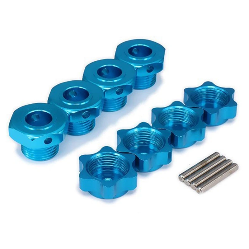 4 قطعة/المجموعة 1/8 RC نموذج سيارة 17 مللي متر اقتران معدني مع غطاء غبار ل HPI HSP 94762 9408 1/8 RC قطع غيار السيارات