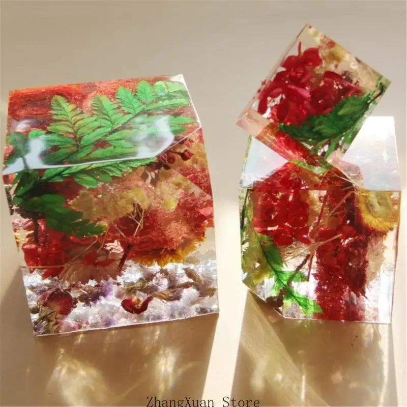 3D-Quadratform aus lebensmittelechtem Silikon, für die Herstellung einzigartiger Harzgeschenke 3XUF – Detail 4