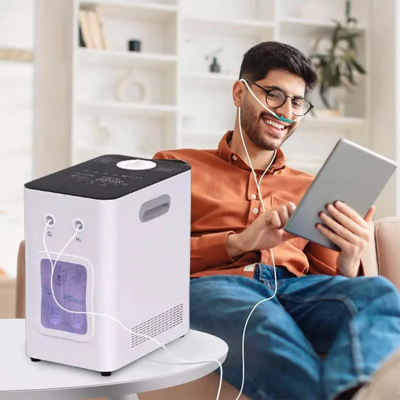 

Portable Hydrogen Inhalation Generator 450ML 900ML 1200ML 1500ML Hydrogen Generator Breathing HHO Gas Browns Gas Inhaler Machine