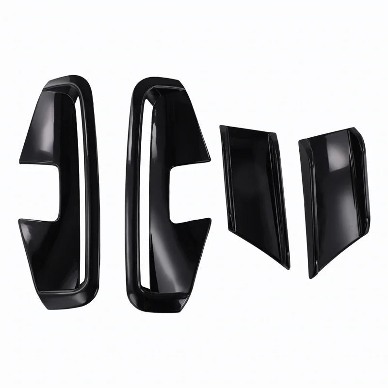 

AS-Car Front Bumper Side Splitter Spoiler Canards Air Knife Trim For BMW 4 Series G22 G23 M Sport 2020+