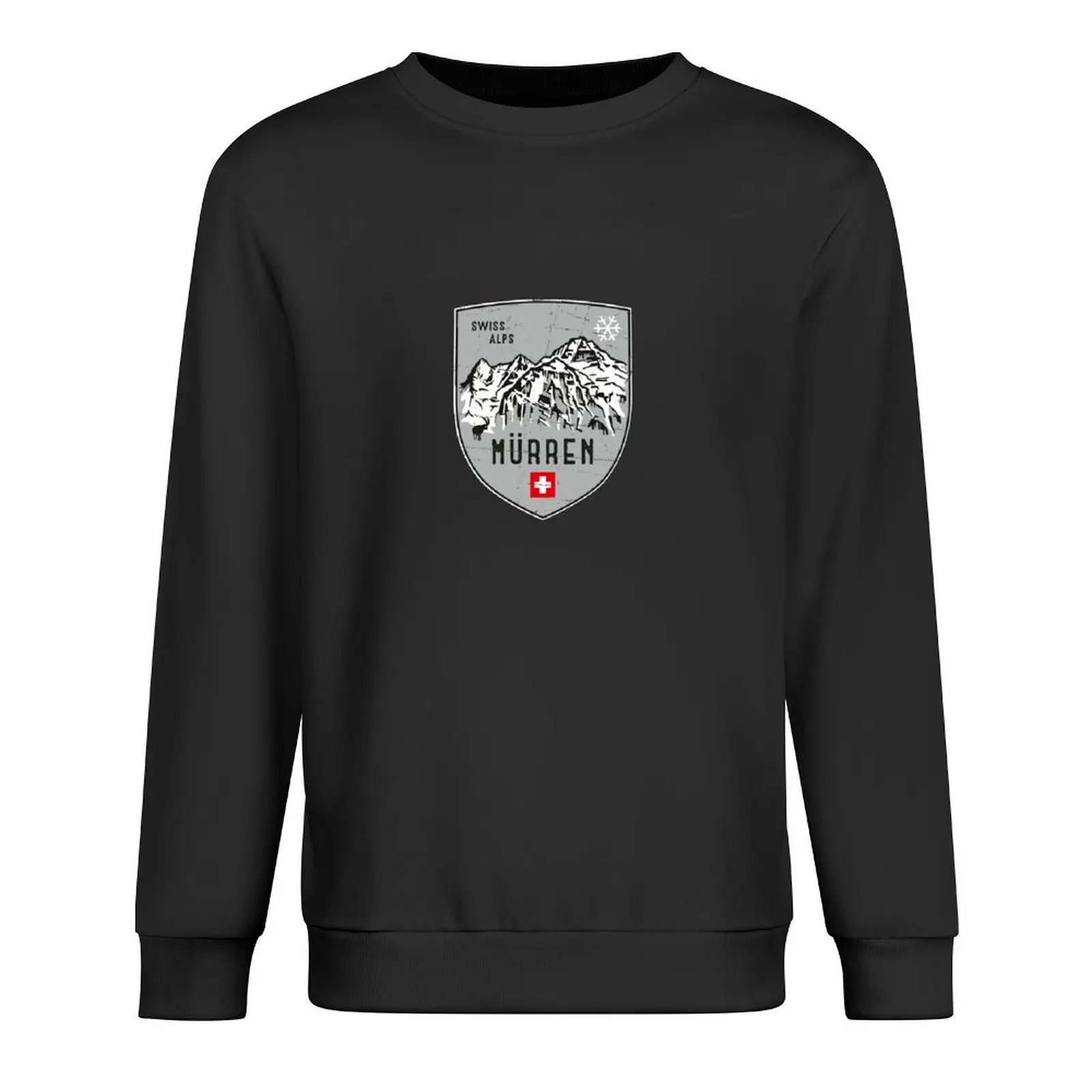

Murren Switzerland Emblem Pullover japanese style blouse mens clothes tracksuits sweatshirts