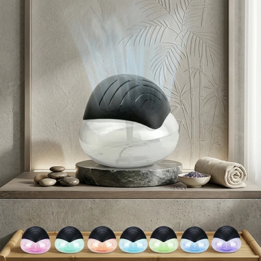 3-in-1 Air Purifier & Essential Oil Diffuser With LED Night Light 3 Color Air-Revitalizer & Freshener For Home Office Indoor