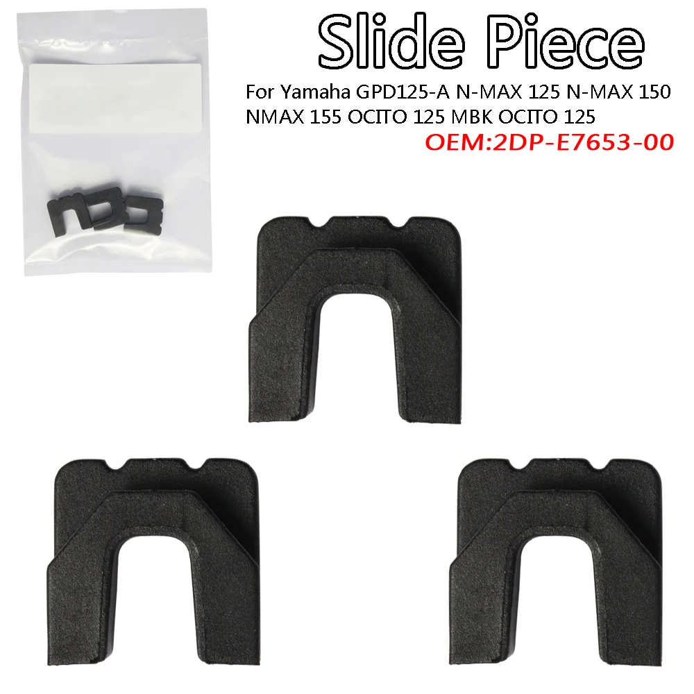 

3pcs Pulley Slide Piece U Clip For Yamaha GPD125-A N-MAX 125 N-MAX 150 NMAX 155 OCITO 125 MBK OCITO 125