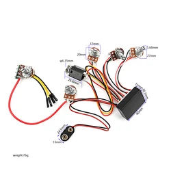 Pre-wired 3 Band Active Bass Circuit Active & Passive EQ Equalizer Electric Bass Preamp Circuit