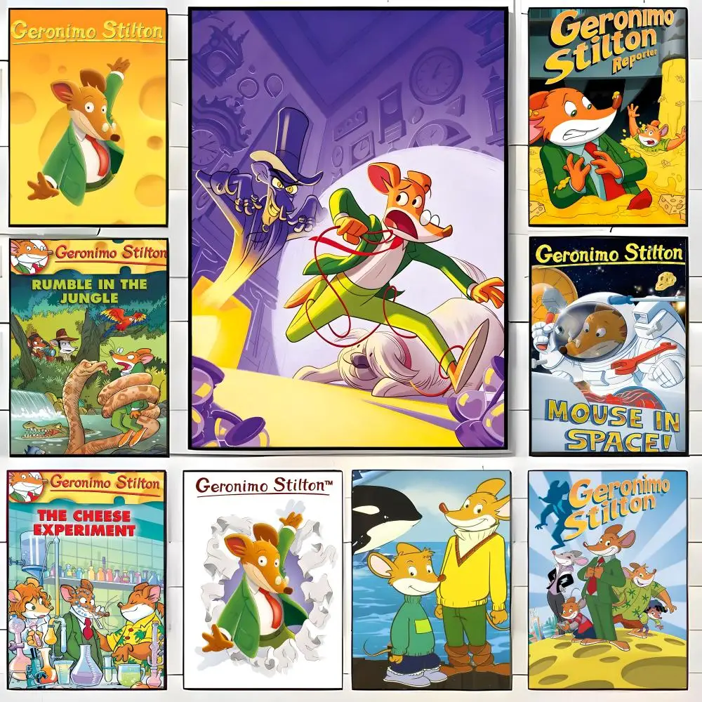 Póster de Anime G-Geronimo Stilton, arte impreso para pared, adecuado para sala de estar, dormitorio, bar, salón, decoración del hogar, regalo