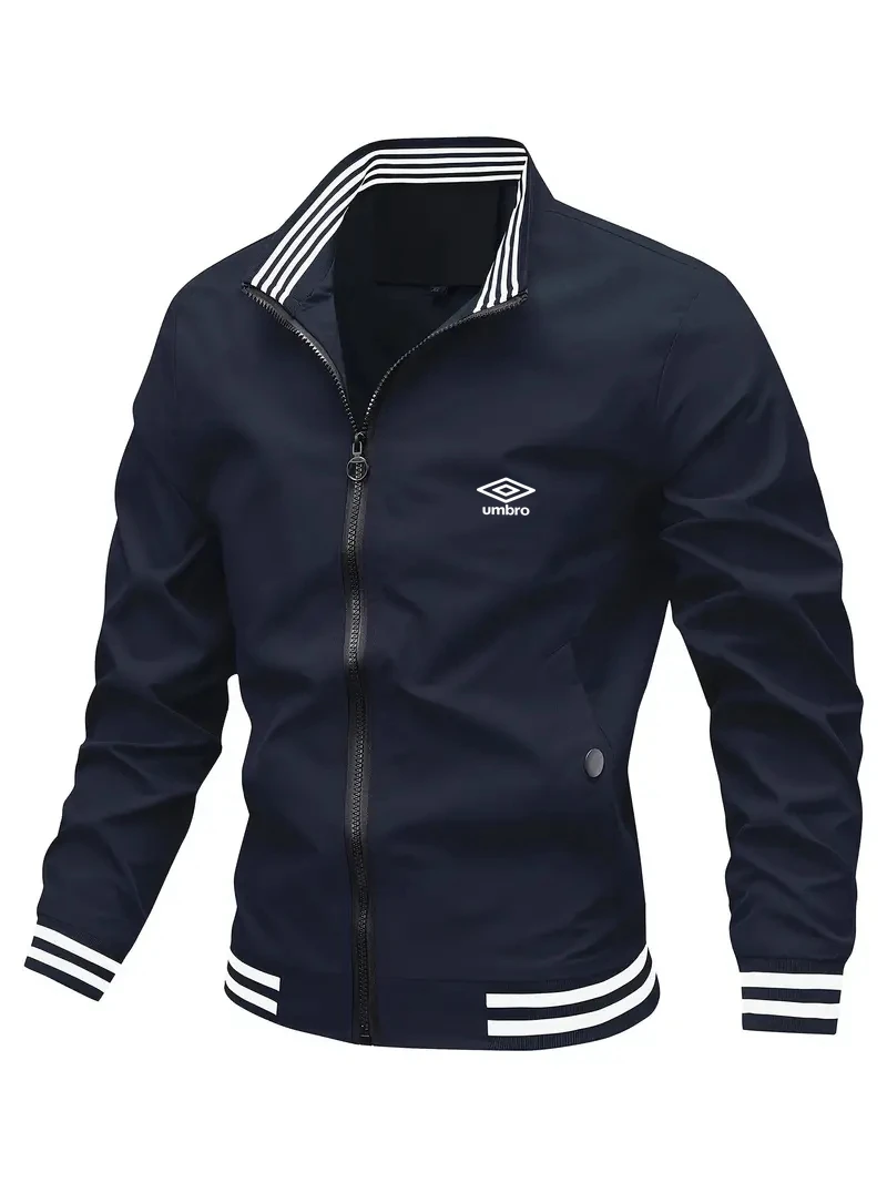 2024 new Spring and autumn men's golf wear, high quality windproof slim golf jacket, fashion casual golf sportswear