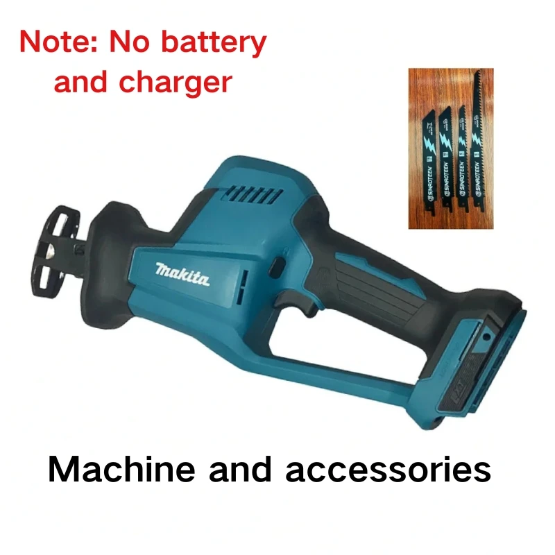 Makita 18v Cordless Electric Reciprocating Saw Wood Metal Cutting Saw Lithium Battery Saber Saw Portable Saw Power Tool