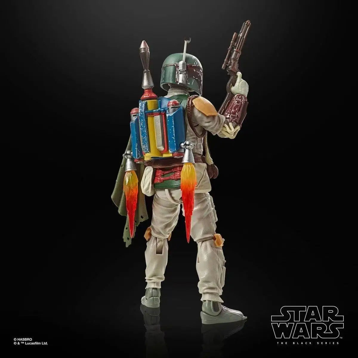 Hasbro Star Wars Mandalorian Boba Fett Figura móvil de lujo de 6 pulgadas