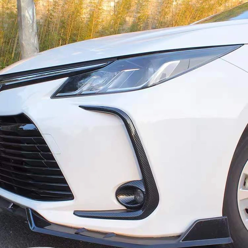 

Для Toyota Corolla Altis 2019-2021 2022, защитная крышка передней противотуманной фары, рамка противотуманной фары, накладки из АБС-пластика, хромированные аксессуары для стайлинга автомобилей