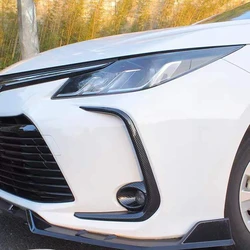 For Toyota Corolla Altis 2019-2021 2022 Front Fog Light Protector Cover Fog Lamp Frame Trims ABS Chrome Car-Styling Accessories