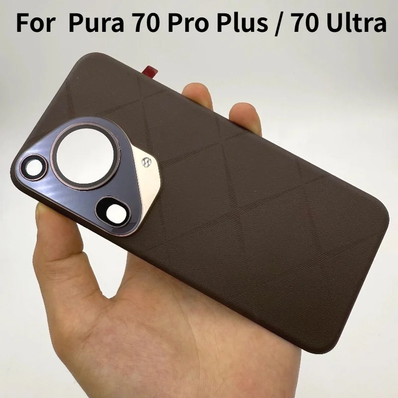 For Pura70 Pro+ Battery Back Cover For Huawei Pura 70 Pro Plus 70 Ultra Rear Housing Case Replace Phone Repair Spare Part