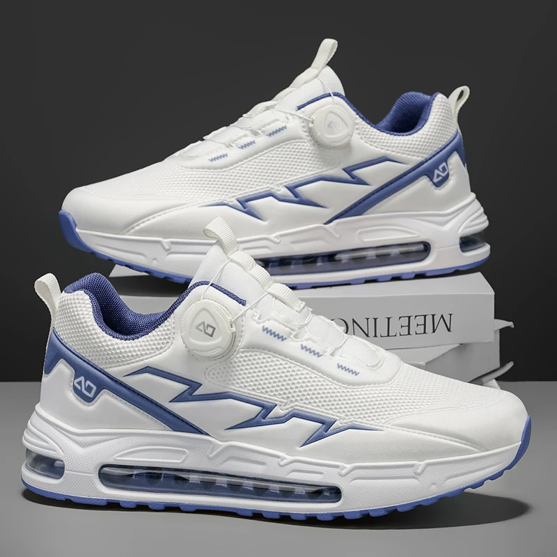 

Высококачественные спортивные кроссовки на пуговицах для мужчин, повседневные мужские баскетбольные прогулочные кроссовки, удобная мужская обувь для бега