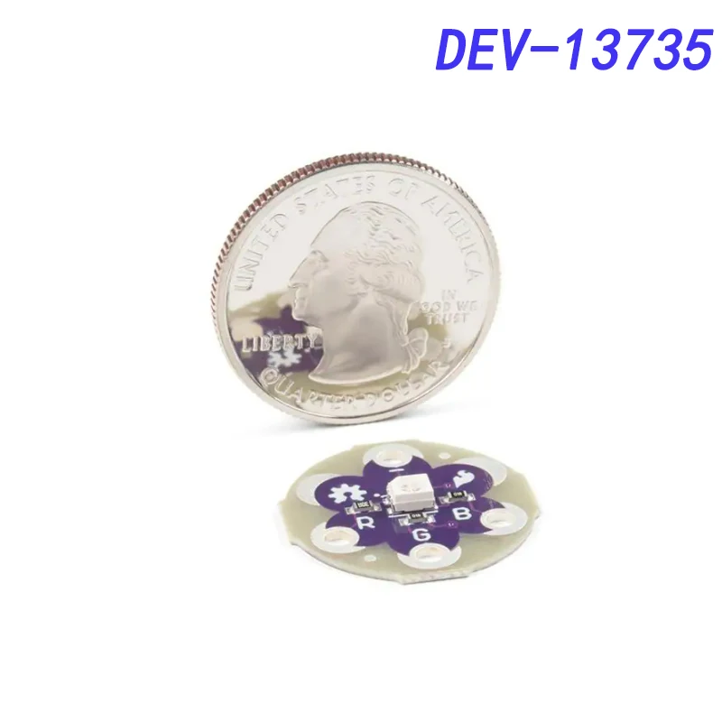 

DEV-13735 LED lighting development tools LilyPad RGB LED