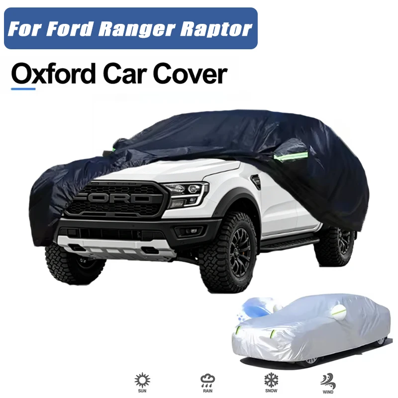 

For Ford Ranger Raptor Car Cover Outdoor Protection Full Exterior Snow Cover SunshadeDustproof Protection Cover Car Accessories