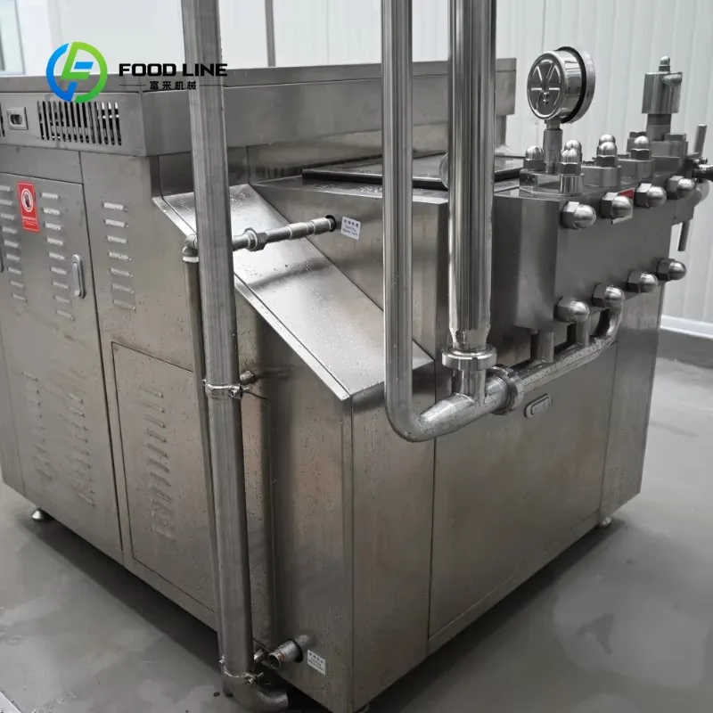Customized Large Industrial High Pressure Homogenizer Unit for Mass Dairy Processing and Cosmetic Emulsion Mass Production