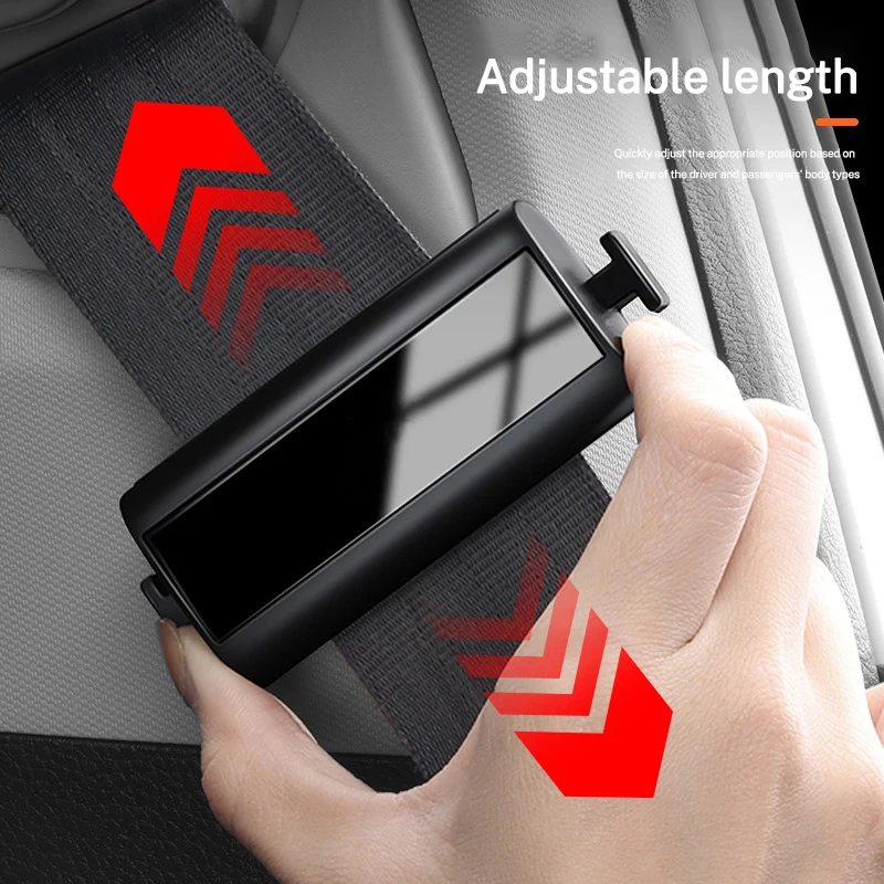 قابل للتعديل حزام أمان السيارة كليب مكافحة ارتداء مقعد حزام مشبك المشبك تثبيت كليب استقرار ل جاكوار XF F-pace I-pace XK XE XJ SV #6