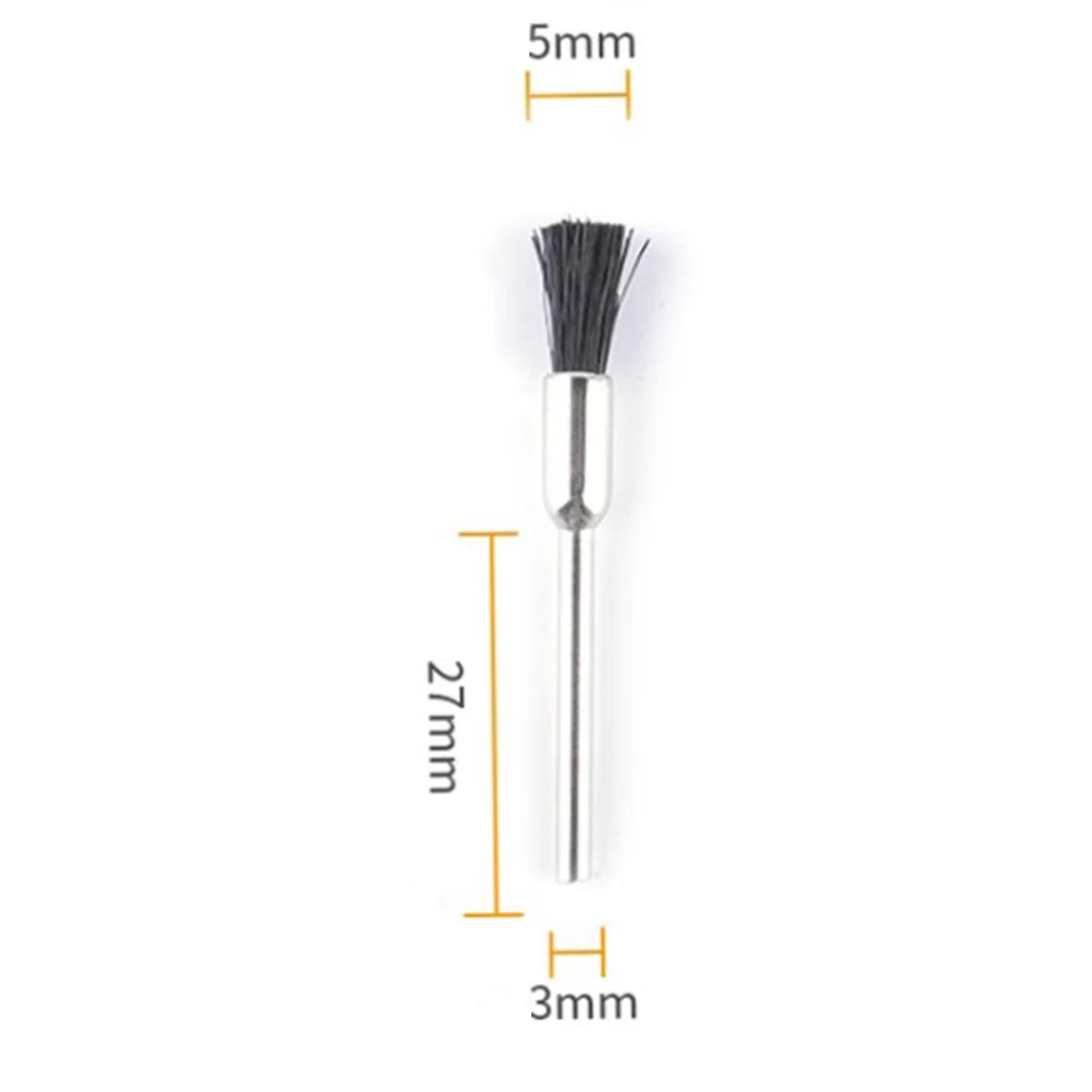 

10pcs Wire Wheel Brush Set for Rotary Tool Bristle Brushes Rust Removal Polishing Burrs Metal Cleaning and Grinding