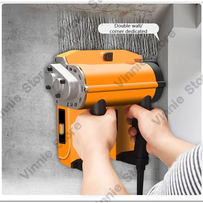 Wall Planer Electric Slotting Machine Wall Polishing Slotting Machine Concrete Planer Wall Shoveling Machine 220V 2000W