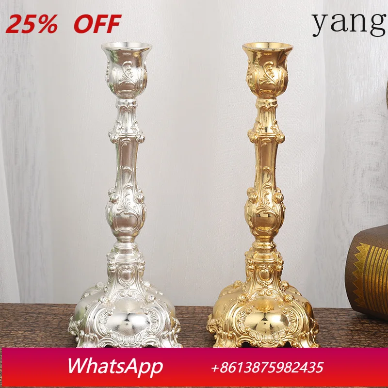 

CX Household Zinc Alloy Candle Holder European classical style shows elegant and expensive candle holders