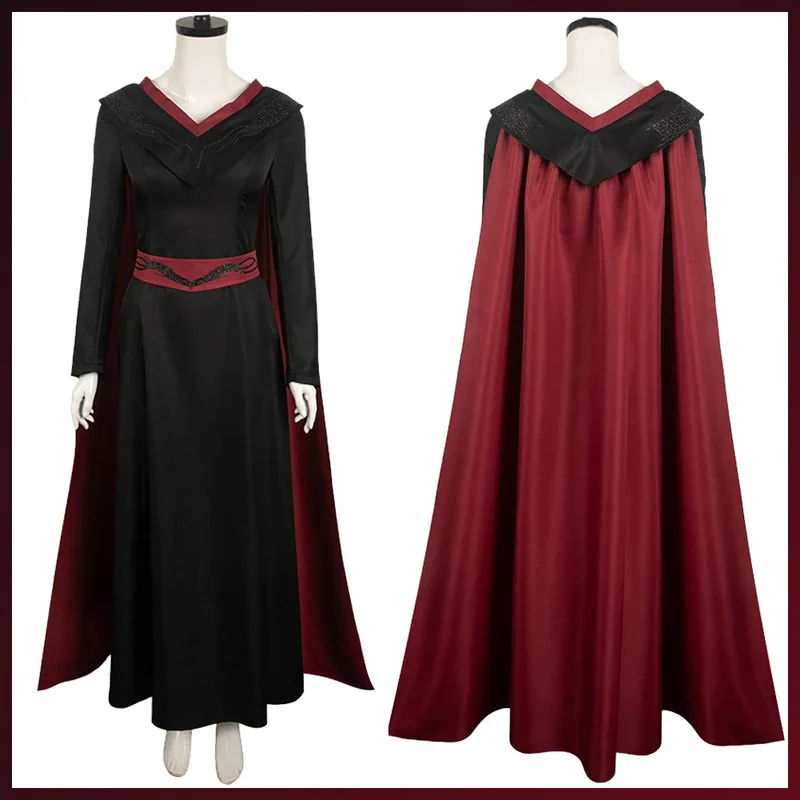 

FC6TV Dragon 2 Cosplay House Costume Disguise Medieval Princess Rhaenyra Cosplay Fantasy Outfits Women Roleplay Fantasia Ou@FC8！