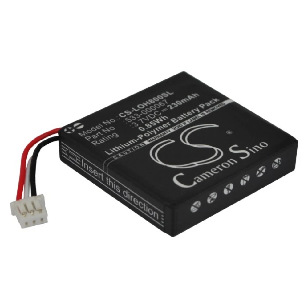

Li-Polymer Wireless Headset Battery for SYNERGY, 3.7V, 230mAh, Compatible Models:H800