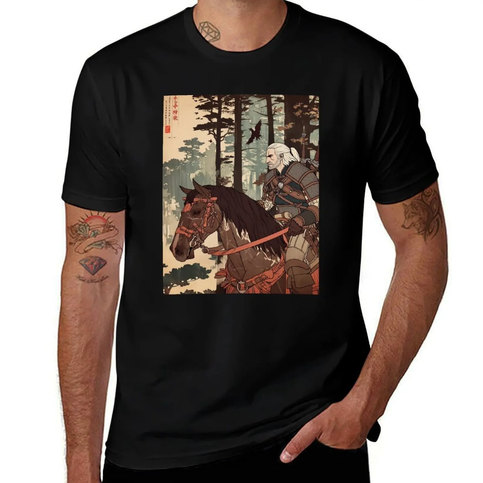 

Traditional Geralt T-Shirt luxury designer custom shirt funny gifts custom t-shirts mens designer clothes