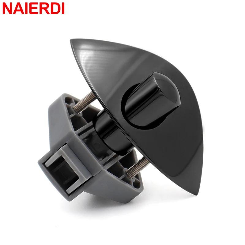 NAIERDI 20mm Push Button Latch Silver RV Camper Car Drawer Latch Cabinet Door Catch for RV Motorhome Camper Caravan Home Yachts