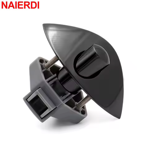 NAIERDI 20mm Push Button Latch Silver RV Camper Car Drawer Latch Cabinet Door Catch for RV Motorhome Camper Caravan Home Yachts